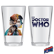 Doctor Who Anniversary Sixth Doctor 16 oz. Glass Set of 2